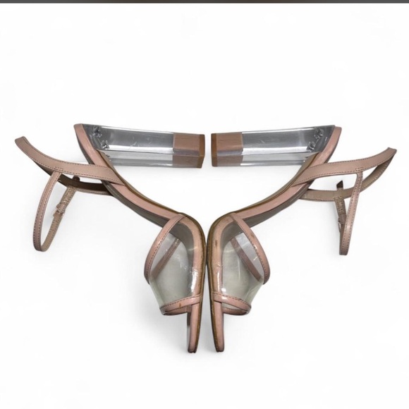 Aldo Blush and Clear Strappy Heels - Picture 4 of 5